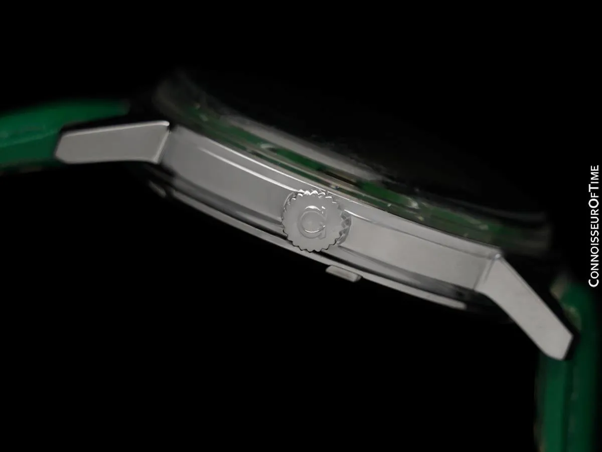 1970 Omega Seamaster Mens Vintage Cal. 565 Watch with Amazon Green Dial - Stainless Steel