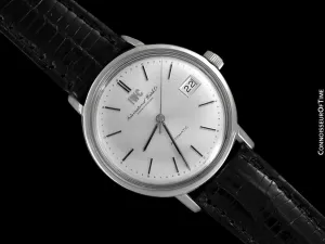 1971 IWC Vintage Full Size Mens Watch, Cal. 8541B Automatic with Date - Stainless Steel