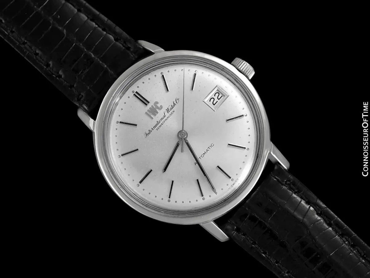 1971 IWC Vintage Full Size Mens Watch, Cal. 8541B Automatic with Date - Stainless Steel