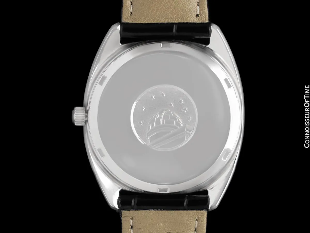 1973 Omega Constellation "C" Chronometer Vintage Mens Calendar Date Watch - Stainless Steel