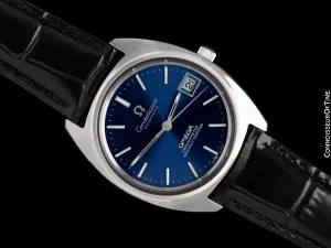 1973 Omega Constellation "C" Chronometer Vintage Mens Calendar Date Watch - Stainless Steel