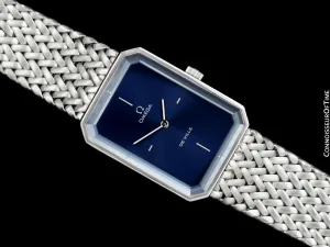 1973 Omega De Ville Mens "Emerald" Modern Watch By Andrew Grima - Stainless Steel