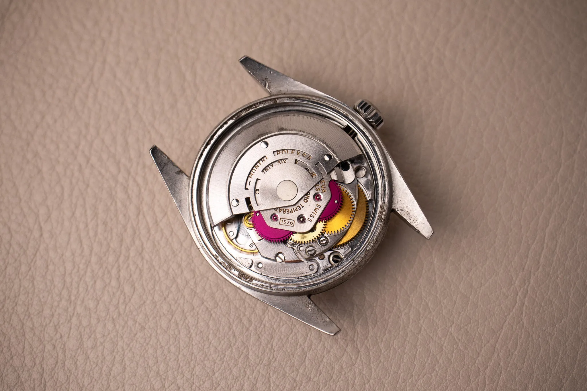 1973 Rolex Datejust 1603 'Non Luminous Silver Linen Dial'
