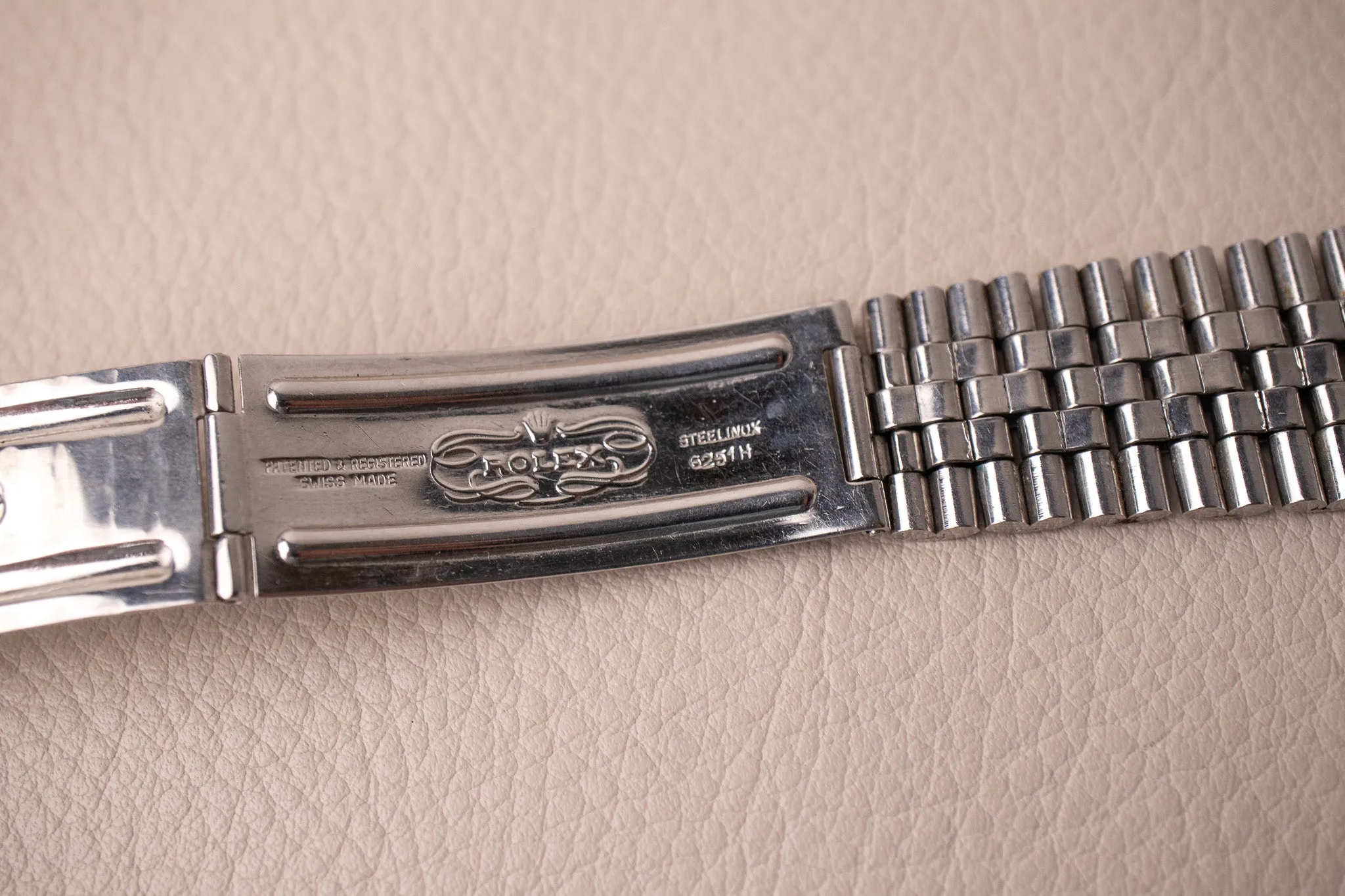 1973 Rolex Datejust 1603 'Non Luminous Silver Linen Dial'