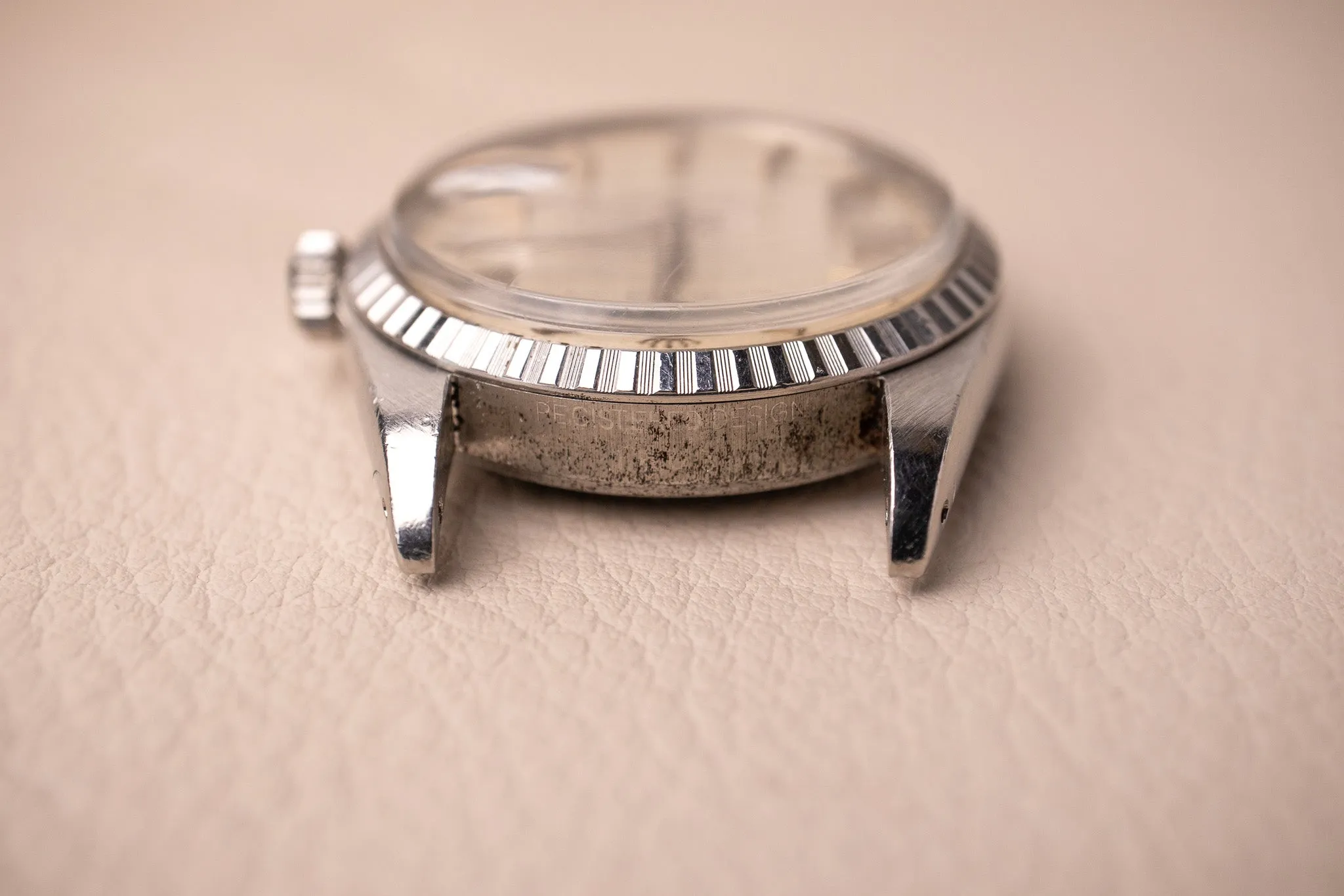 1973 Rolex Datejust 1603 'Non Luminous Silver Linen Dial'