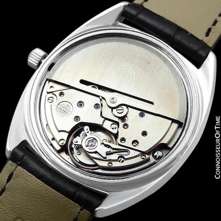 1974 Omega Constellation "C" Chronometer Vintage Mens Calendar Date Watch - Stainless Steel