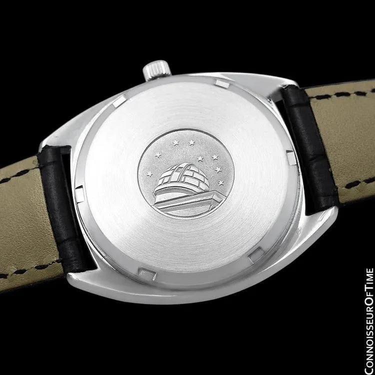 1974 Omega Constellation "C" Chronometer Vintage Mens Calendar Date Watch - Stainless Steel