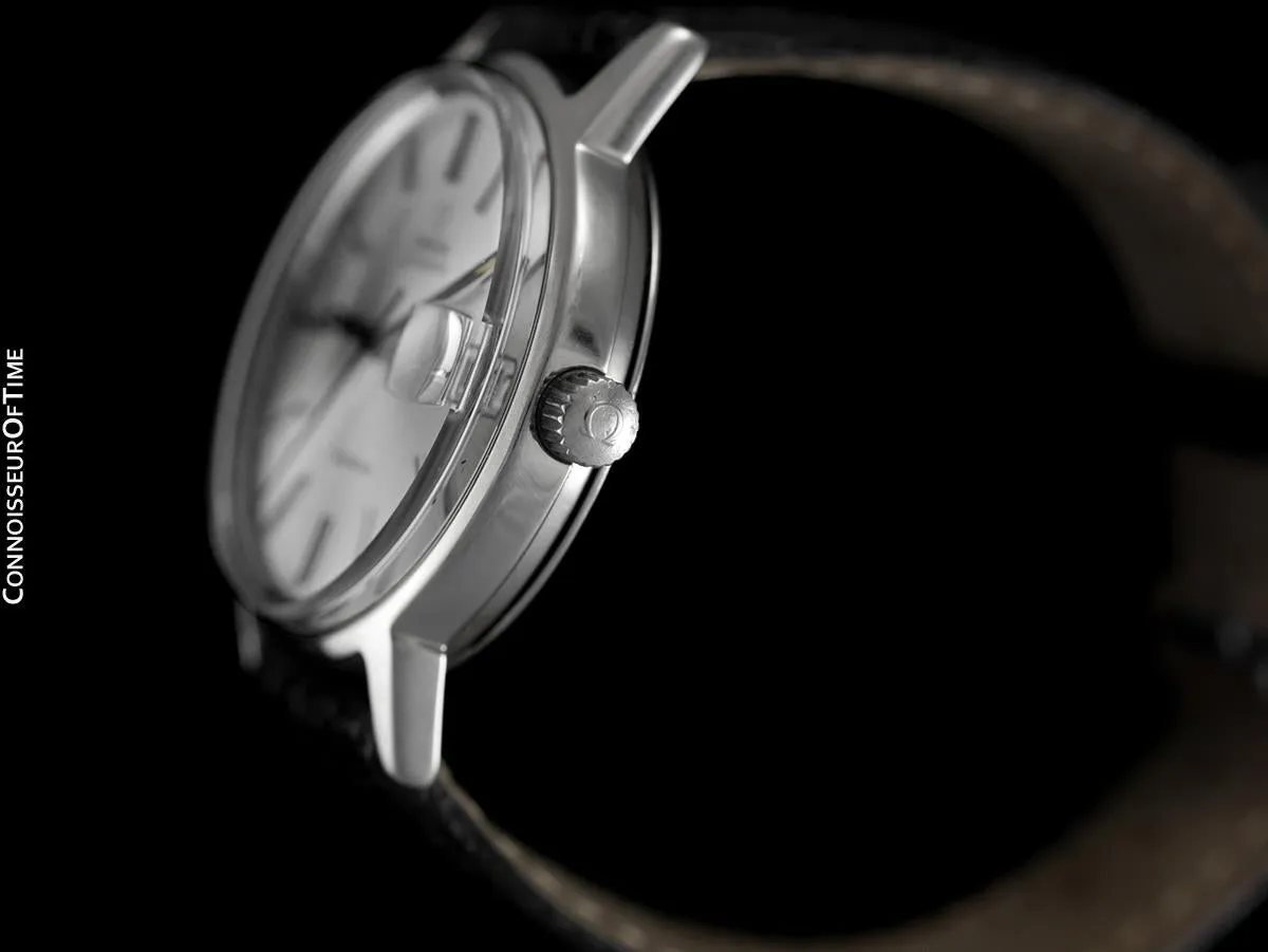1975 / 1977 Omega Geneve Vintage Mens Automatic Watch with Quick-Setting Date - Stainless Steel