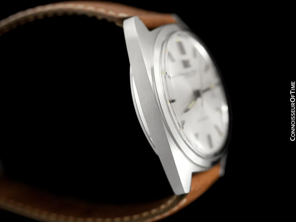 1978 IWC Vintage Mens Automatic Watch, Silver Dial with Date, Stainless Steel - Near New Old Stock