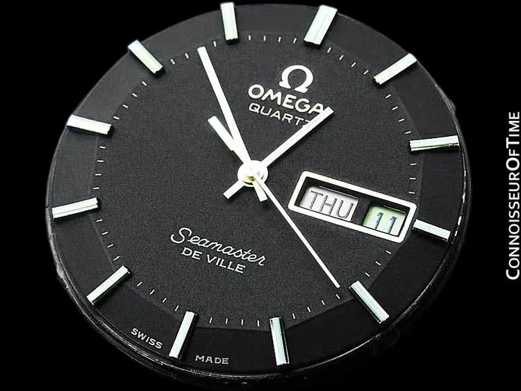 1978 Omega Seamaster De Ville Classic Vintage Mens Watch, 10K Gold Filled - Rare Pie Pan Dial