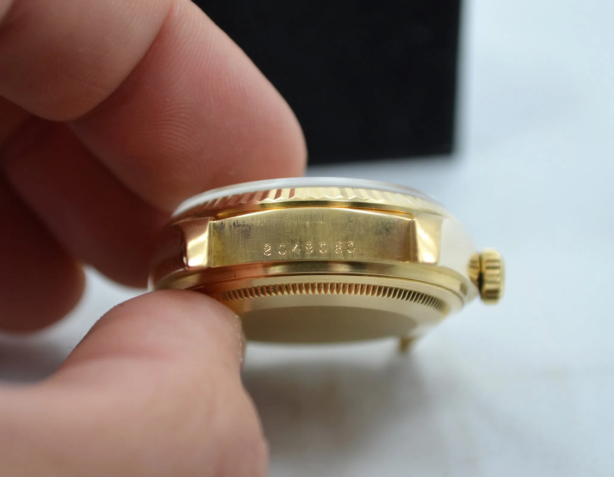 1983 Rolex President Day Date 18038 18K Yellow Gold Wristwatch w/ Papers