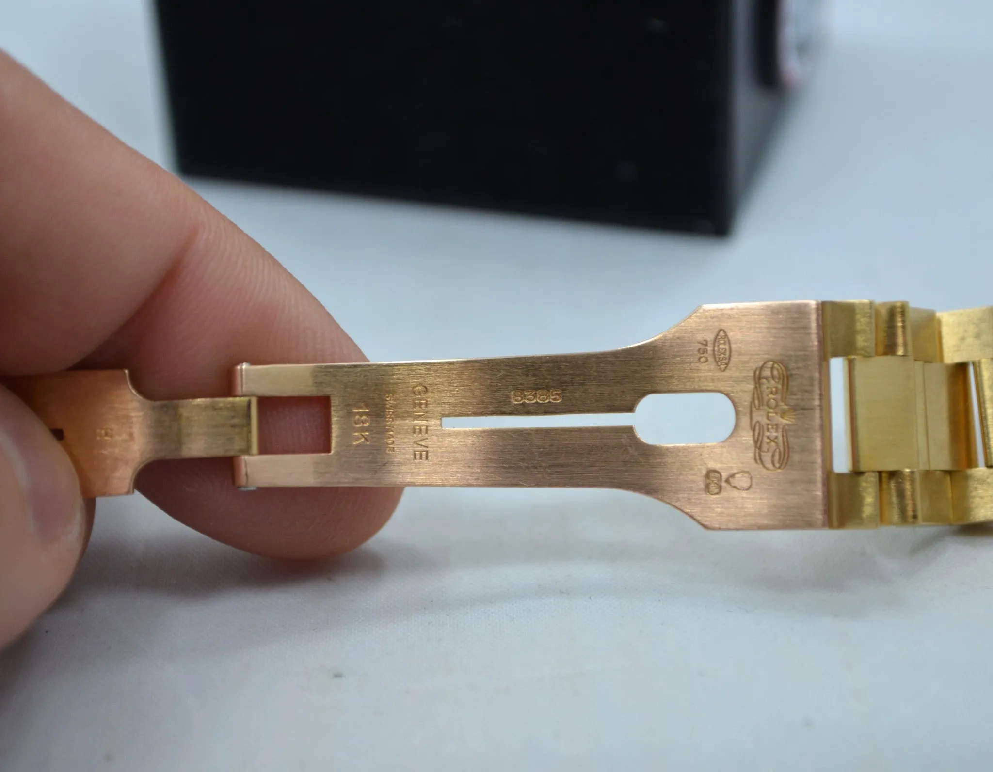 1983 Rolex President Day Date 18038 18K Yellow Gold Wristwatch w/ Papers