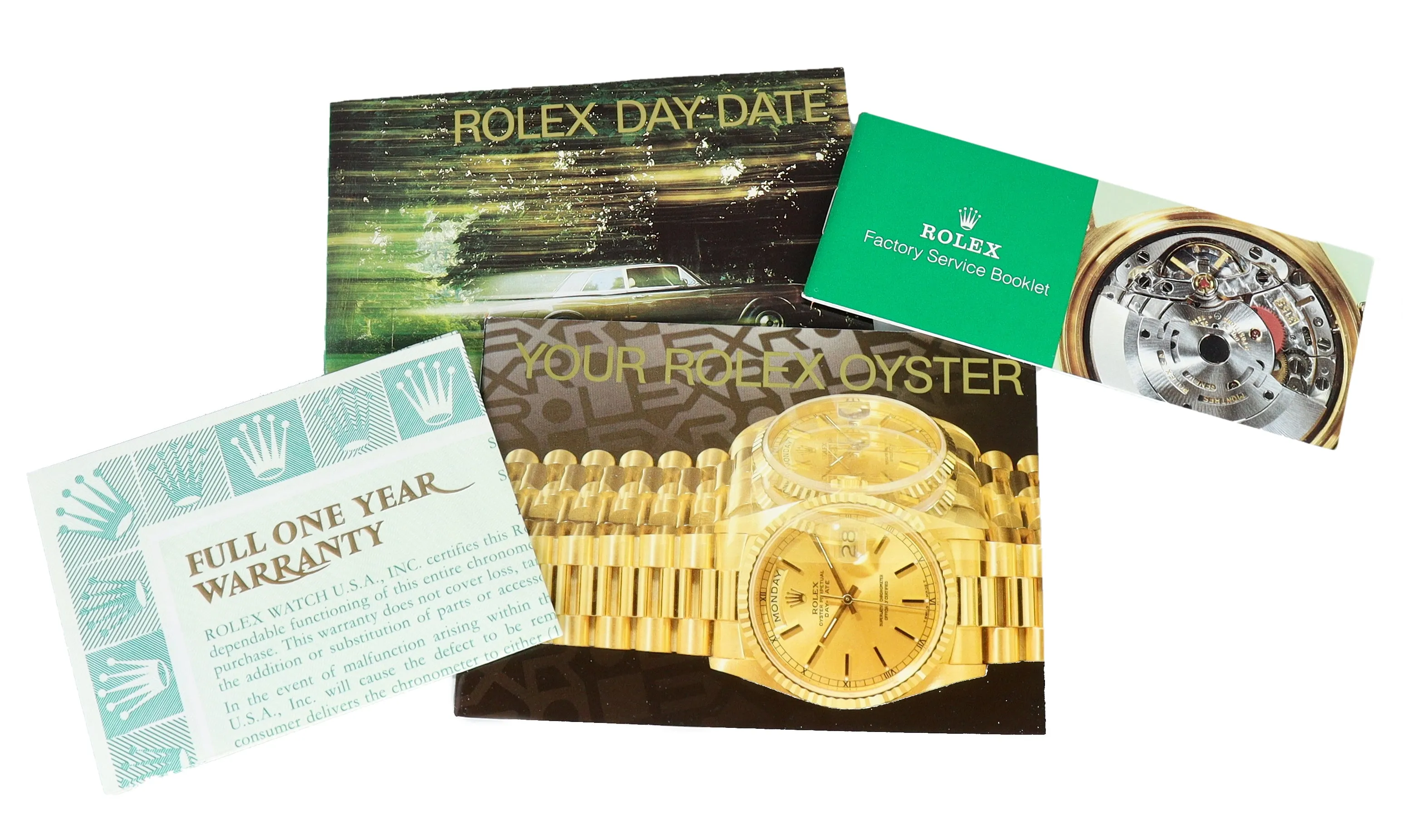 1994 MINT PATINA Rolex Day-Date President 18238 36mm Double Quickset 18K Gold
