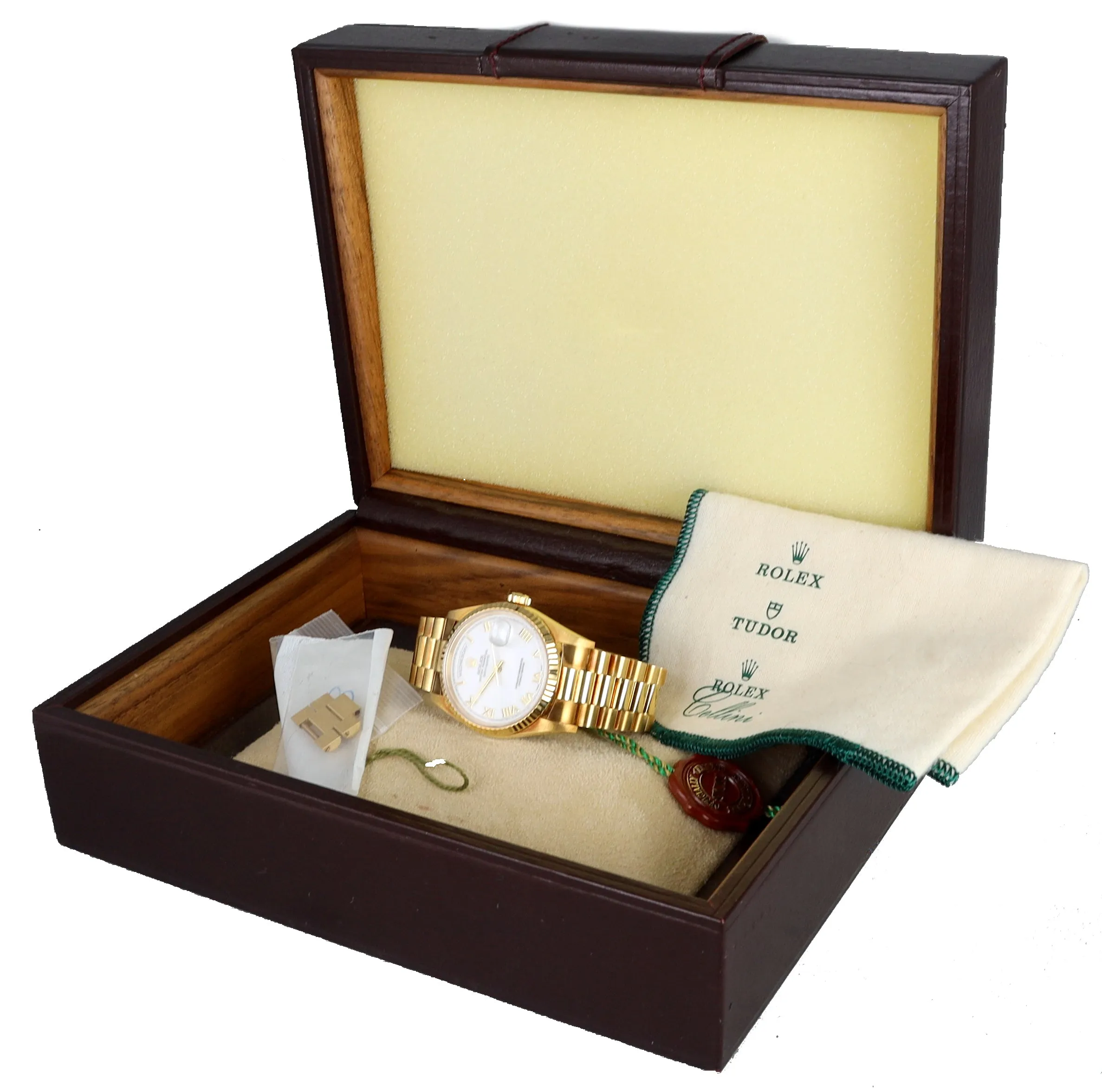 1994 MINT PATINA Rolex Day-Date President 18238 36mm Double Quickset 18K Gold