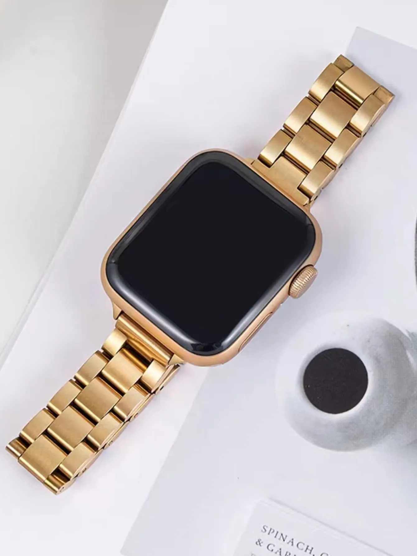 1pc Metal Watchband - Gold