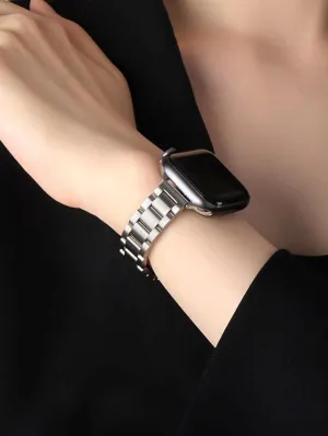 1pc Metal Watchband - Silver- FD ⚡