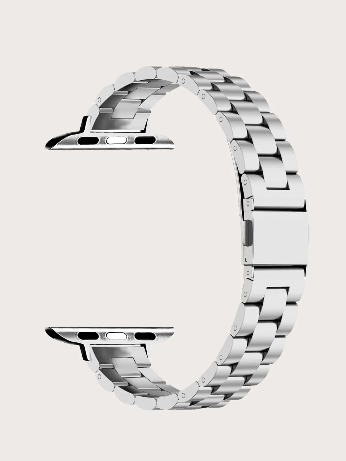 1pc Metal Watchband - Silver- FD ⚡