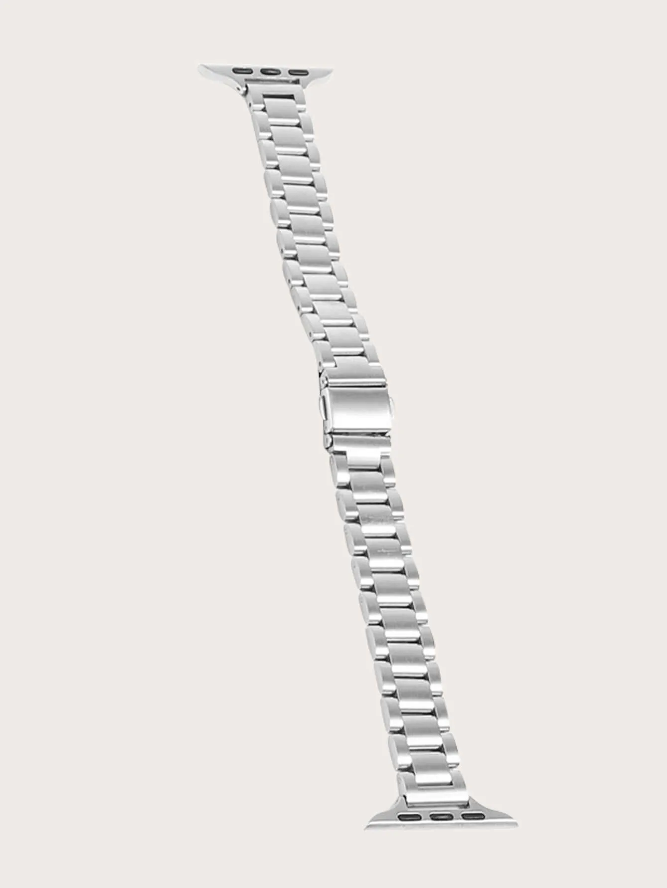 1pc Metal Watchband - Silver- FD ⚡