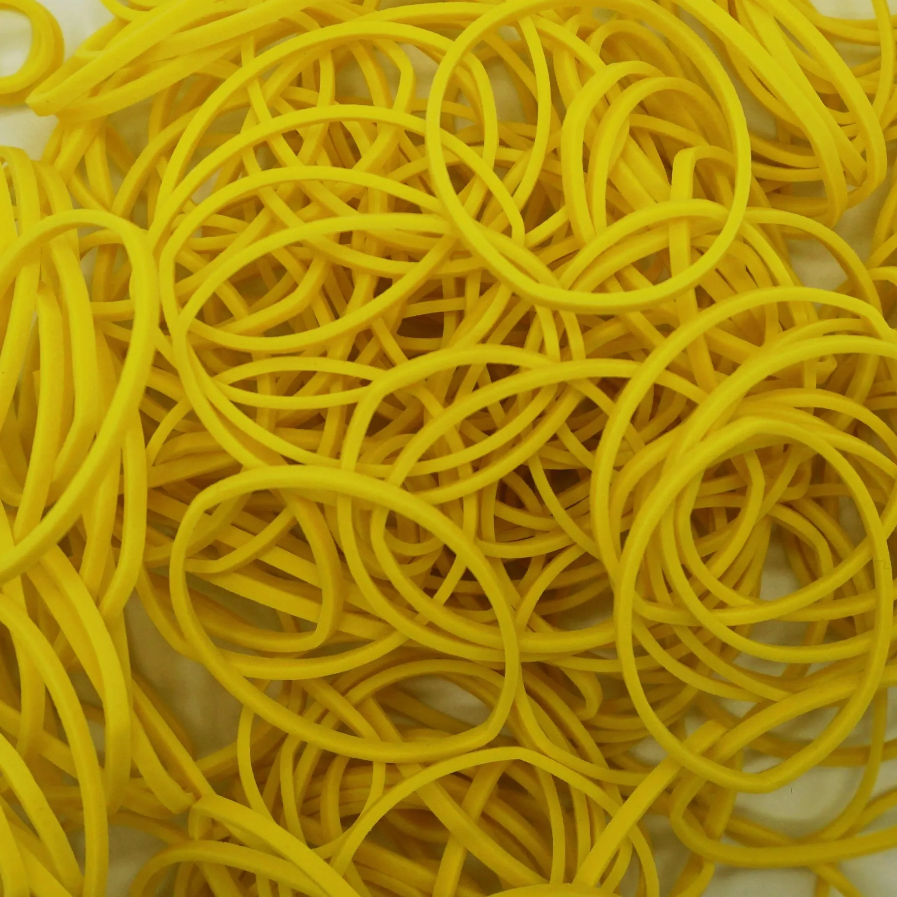 200, Yellow, Jumbo, Rubber Bands for Pony Tails and Braids