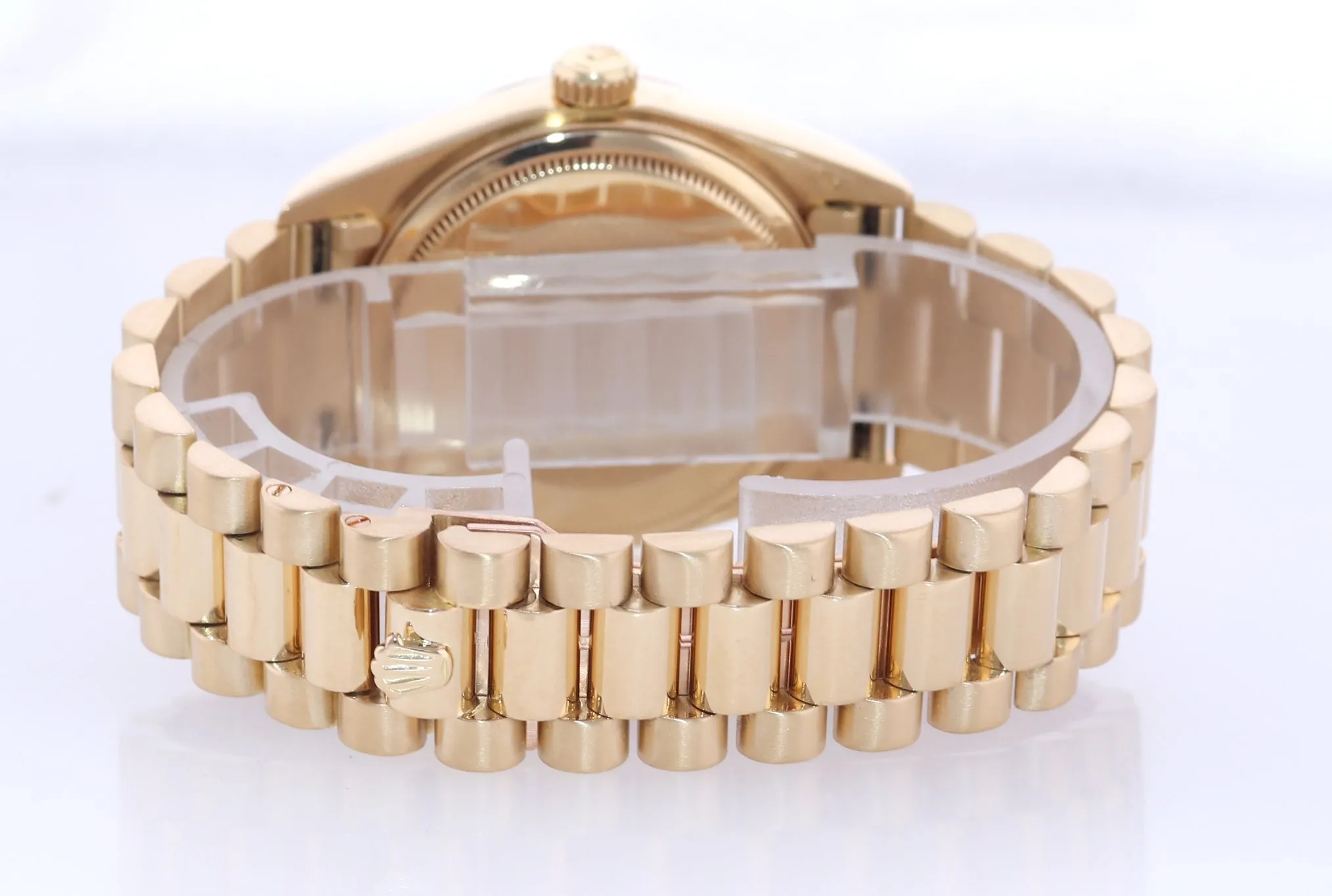 2012 RSC Papers Rolex President Day Date Champagne 18038 Quick Yellow Gold Watch