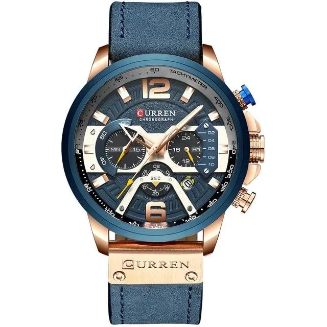 2020 Top Brand Luxury Sports  Fashionable Leather Watches with Calendar Men's C Wrist Watch