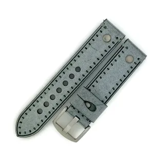 22MM Wax Leather Watch Band