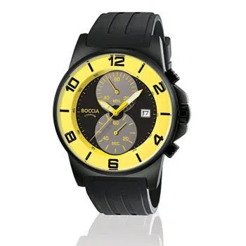 3777-27 MENS BOCCIA ID. TITANIUM WATCH