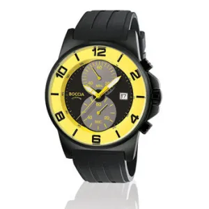 3777-27 MENS BOCCIA ID. TITANIUM WATCH