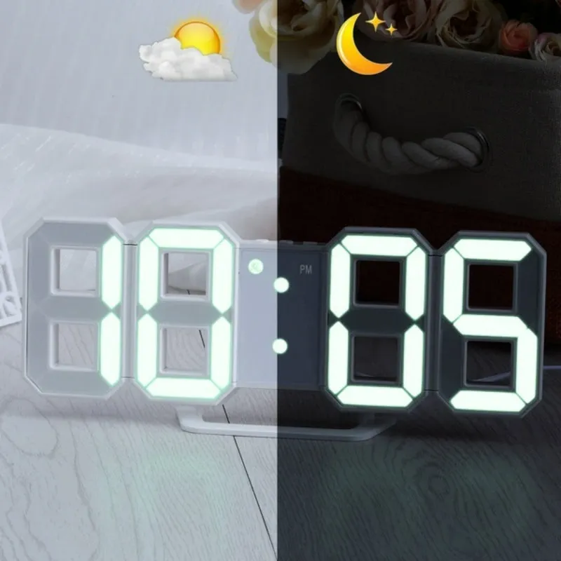 3D LED Digital Clock for Home Decoration