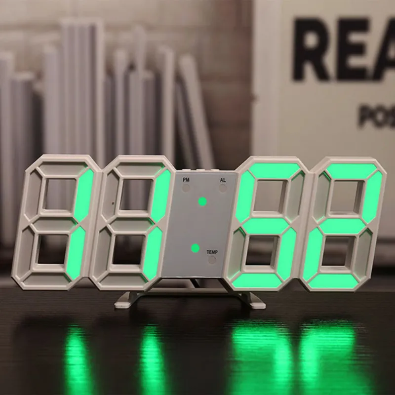 3D LED Digital Clock for Home Decoration
