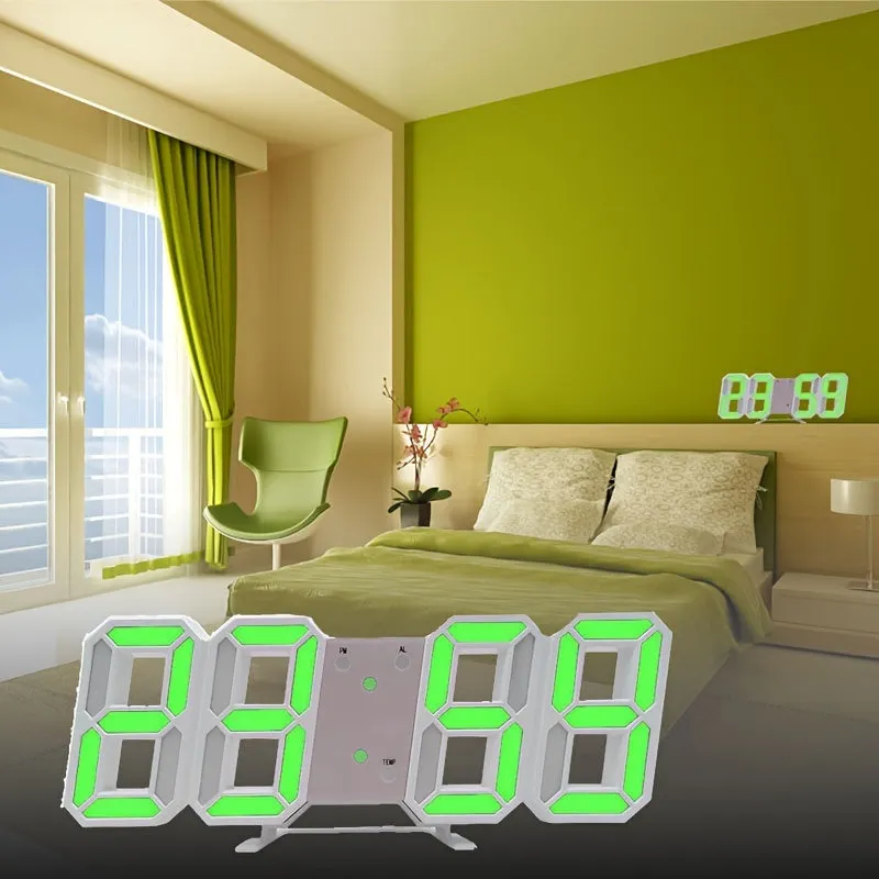 3D LED Digital Clock for Home Decoration