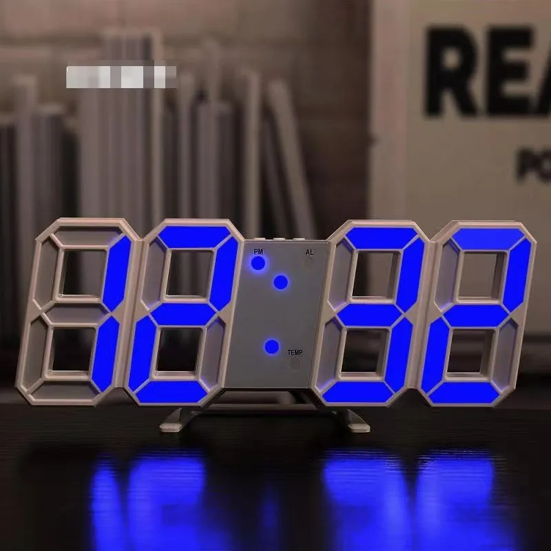 3D LED Digital Clock for Home Decoration