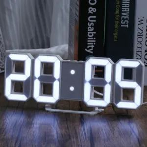 3D LED Digital Clock for Home Decoration