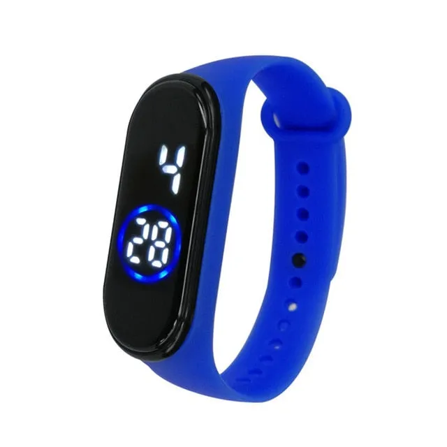 50M Waterproof Sports Men Women Watch Fashion Digital LED Fitness WristWatch Unisex Silicone Band Wrist Gifts relogio masculino