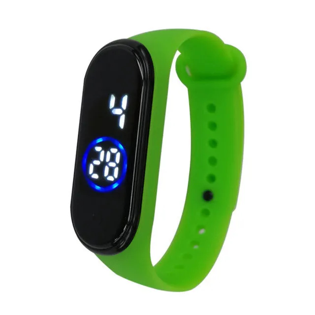 50M Waterproof Sports Men Women Watch Fashion Digital LED Fitness WristWatch Unisex Silicone Band Wrist Gifts relogio masculino