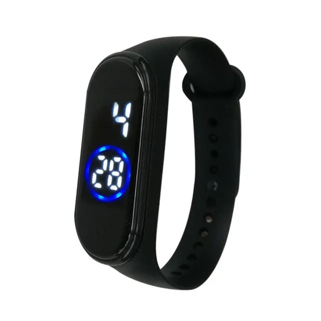 50M Waterproof Sports Men Women Watch Fashion Digital LED Fitness WristWatch Unisex Silicone Band Wrist Gifts relogio masculino