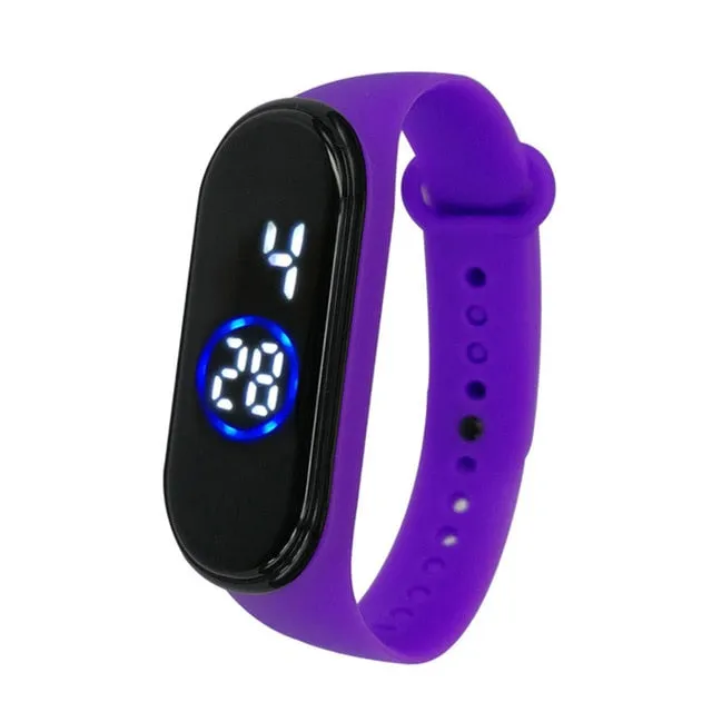 50M Waterproof Sports Men Women Watch Fashion Digital LED Fitness WristWatch Unisex Silicone Band Wrist Gifts relogio masculino