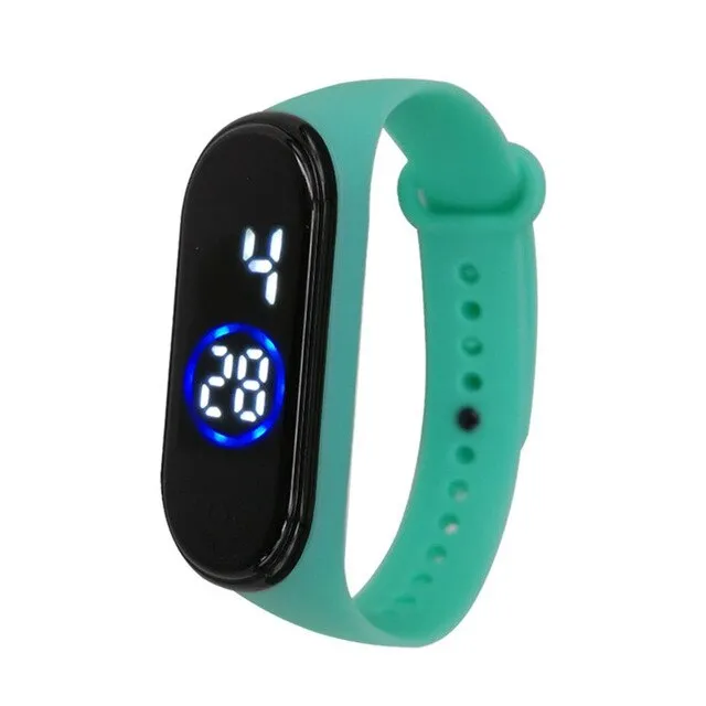 50M Waterproof Sports Men Women Watch Fashion Digital LED Fitness WristWatch Unisex Silicone Band Wrist Gifts relogio masculino