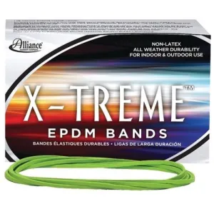 Alliance Rubber 02005 X-treme Rubber Bands - Non-Latex - 7" x 1/8" - Archival Quality