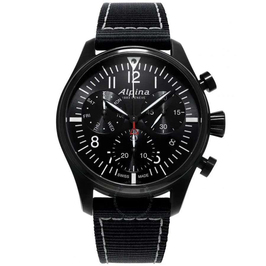 Alpina Startimer Pilot Chronograph Date Watch - 371BB4FBS6