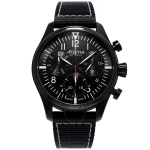 Alpina Startimer Pilot Chronograph Date Watch - 371BB4FBS6