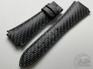 AP Bands 100% Genuine Carbon Fiber Strap For Audemars Piguet Royal Oak Offshore 42mm End Of Days 25770ST