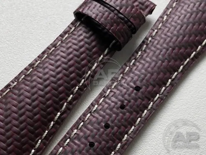 AP Bands 100% Genuine Red Carbon Fiber Strap For Audemars Piguet Royal Oak Offshore 42mm End Of Days 25770