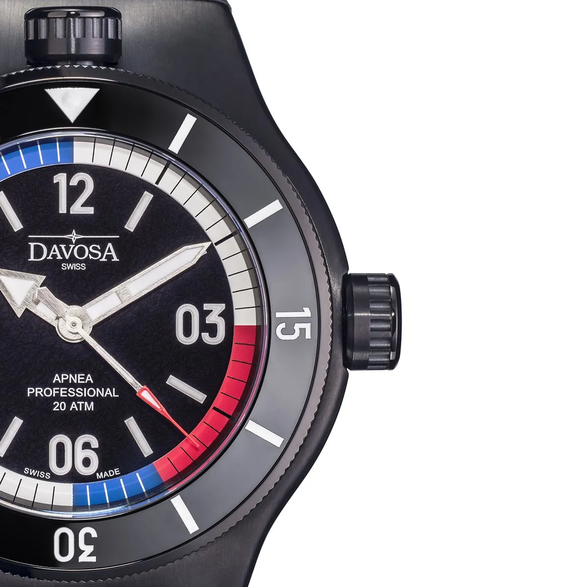 Apnea Pro Automatic PVD 200m Black Men's Diver Watch 16157055 Special Edition OUTLET