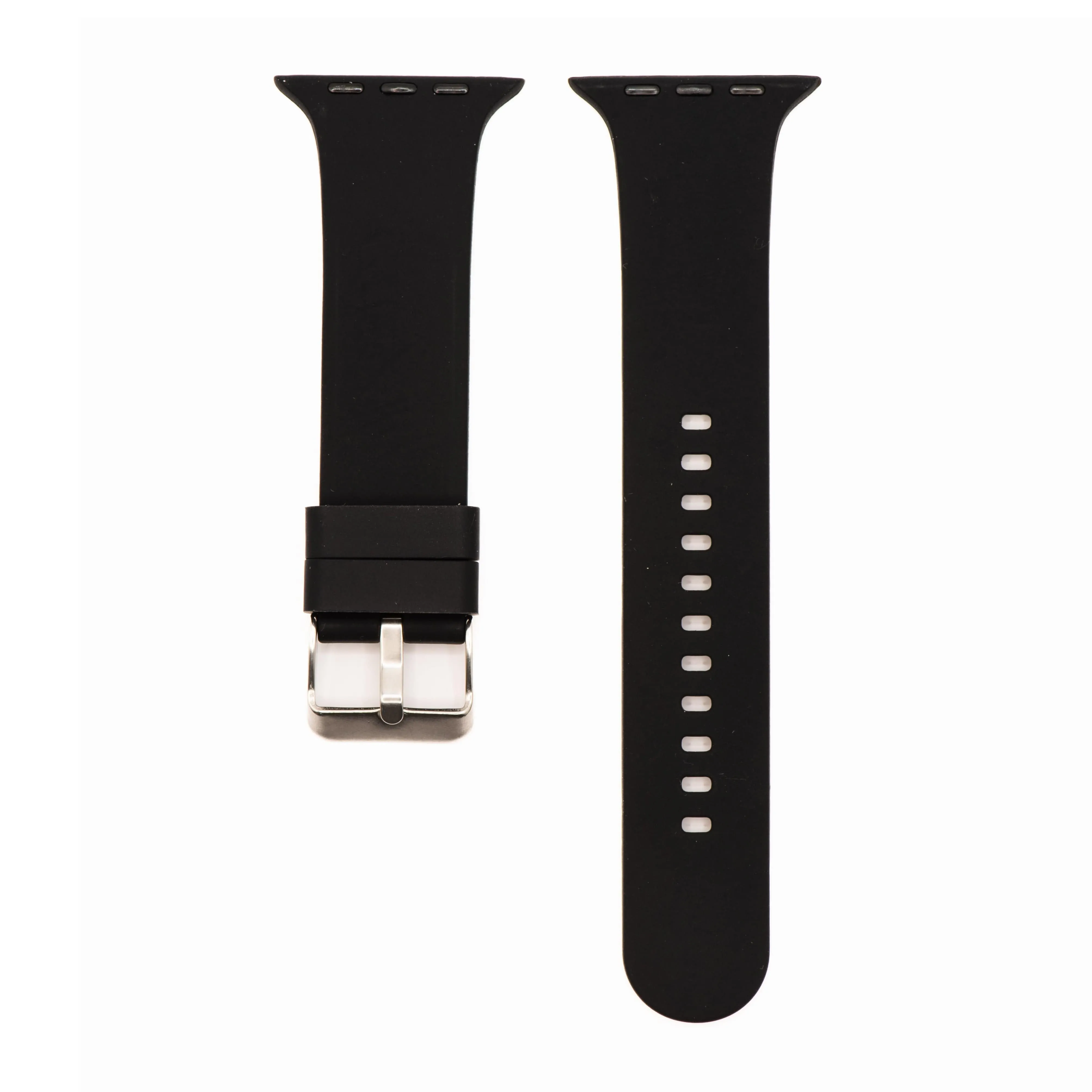Apple Band - Silicone Solid Buckle - Black