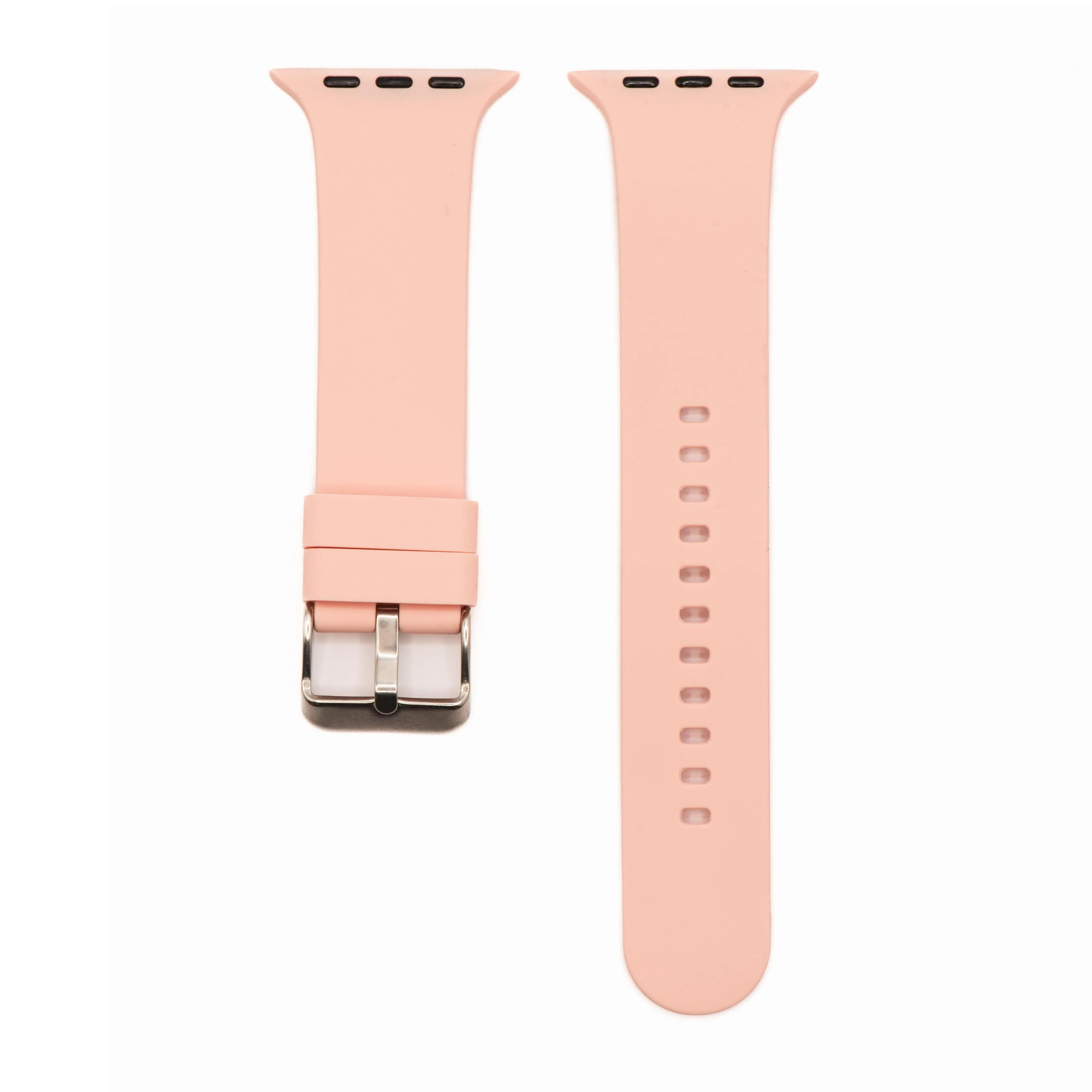 Apple Band - Silicone Solid Buckle - Rose
