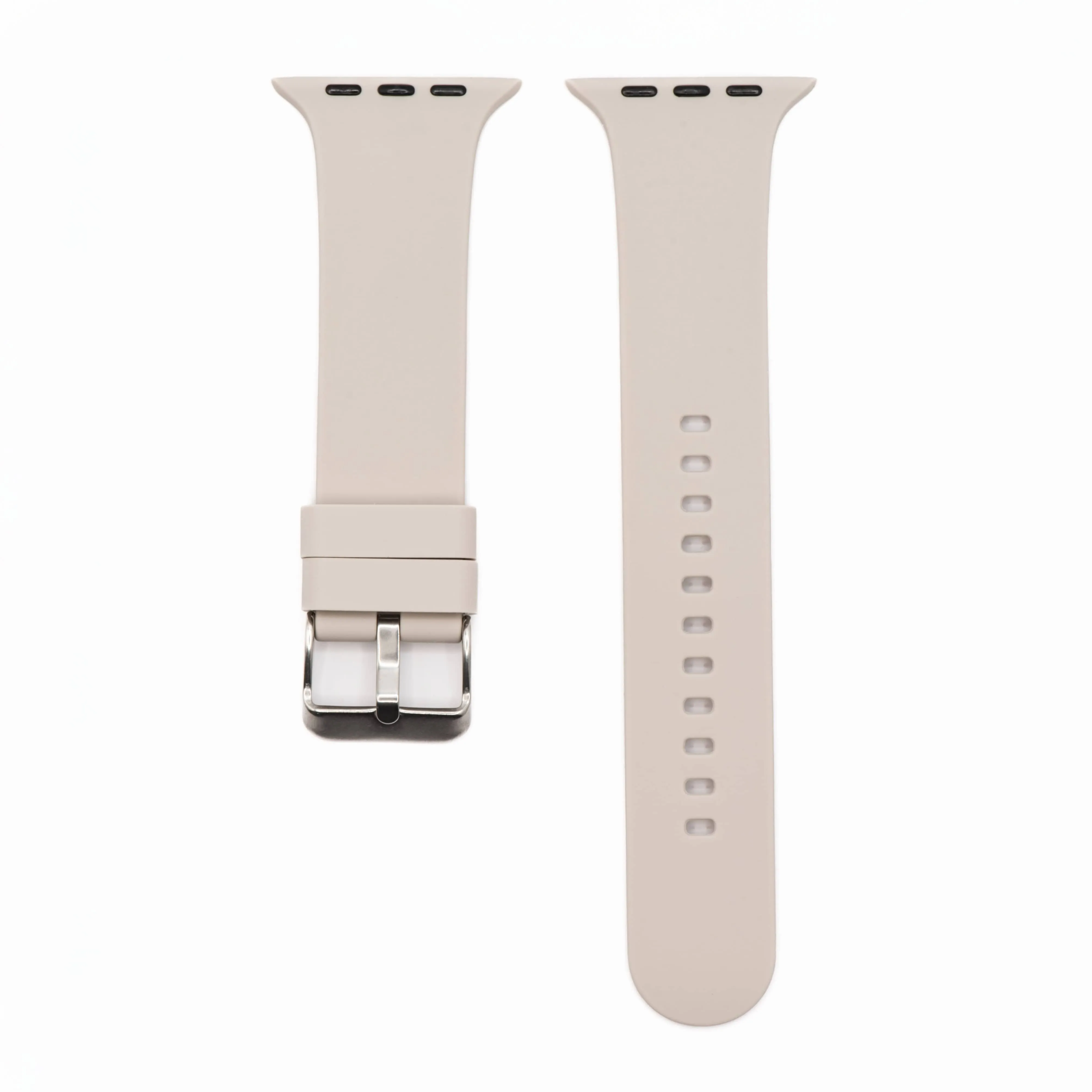 Apple Band - Silicone Solid Buckle - Taupe