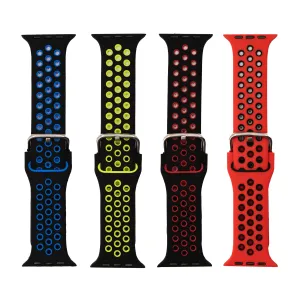 Apple Band - Silicone Sport Buckle - Vibrant - 4 Pack Bundle