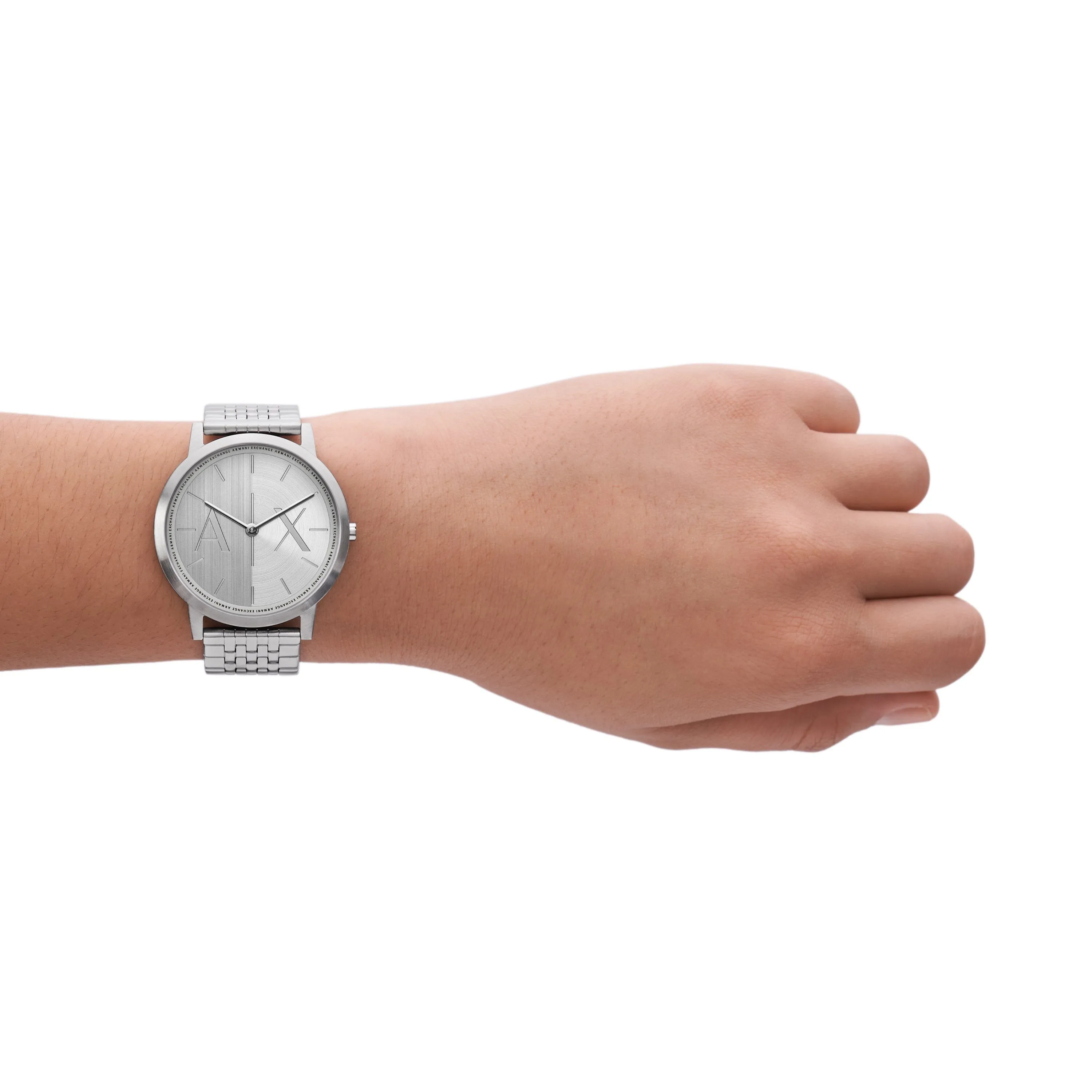 Armani Exchange Two-Hand Stainless Steel Watch AX2870