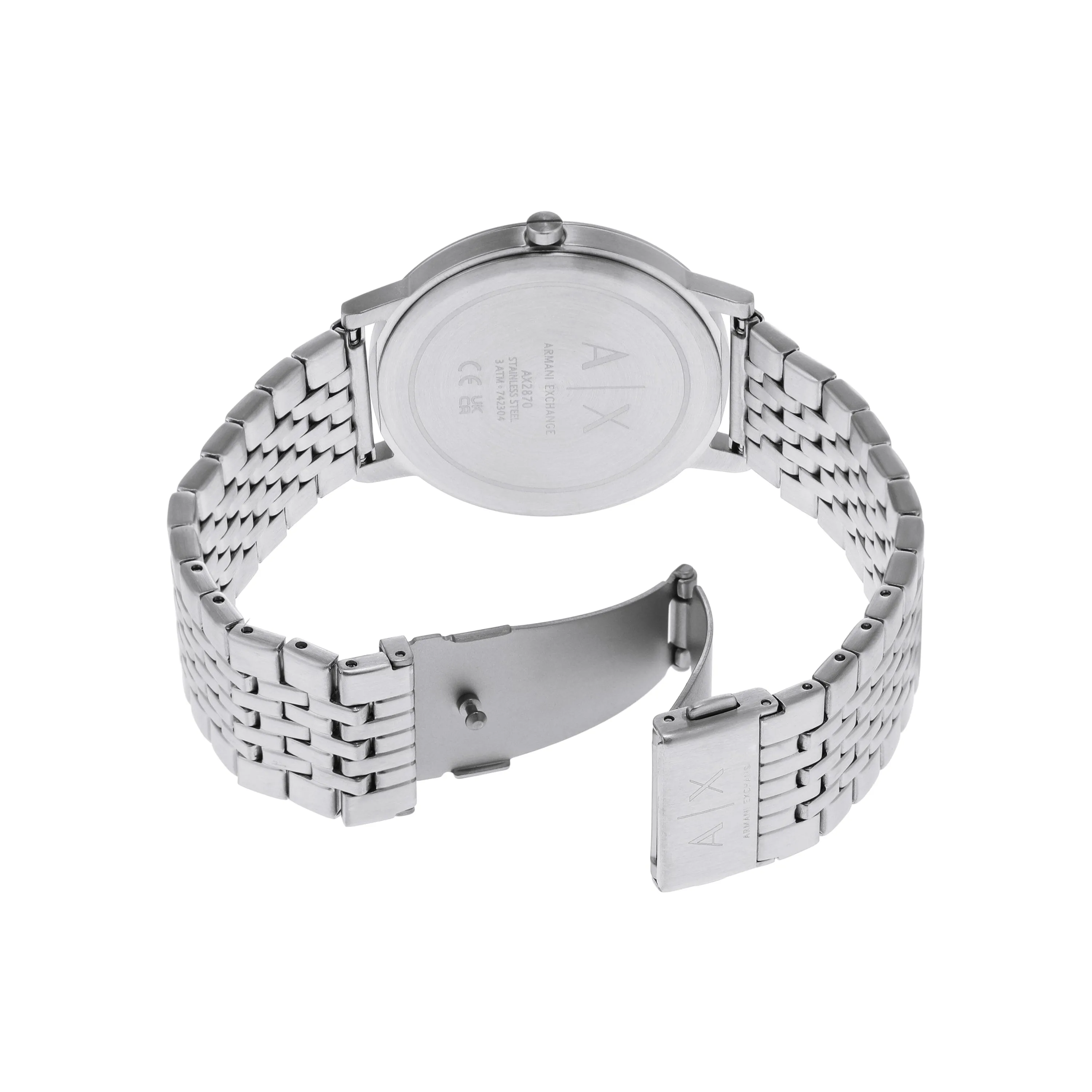 Armani Exchange Two-Hand Stainless Steel Watch AX2870